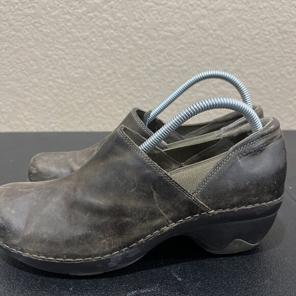 Patagonia Better Clogs Womens Sz 10 Espresso Leather Slip On Mule Comfort Boho - Picture 4 of 8